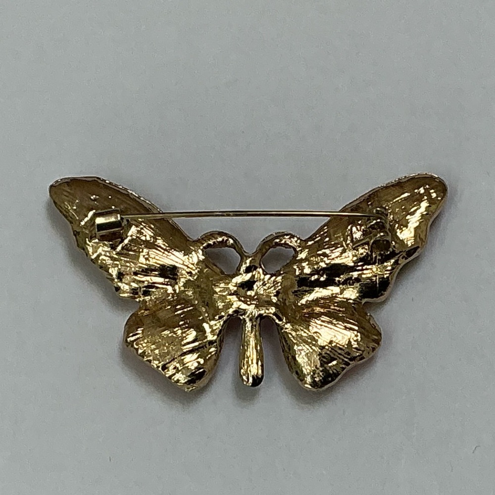 Pink Butterfly Brooch - Picture 3 of 5